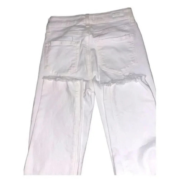 NWOT PAIGE DENIM “HOXTON SLIM” WHITE JEANS SIZE 24 - Picture 3 of 11